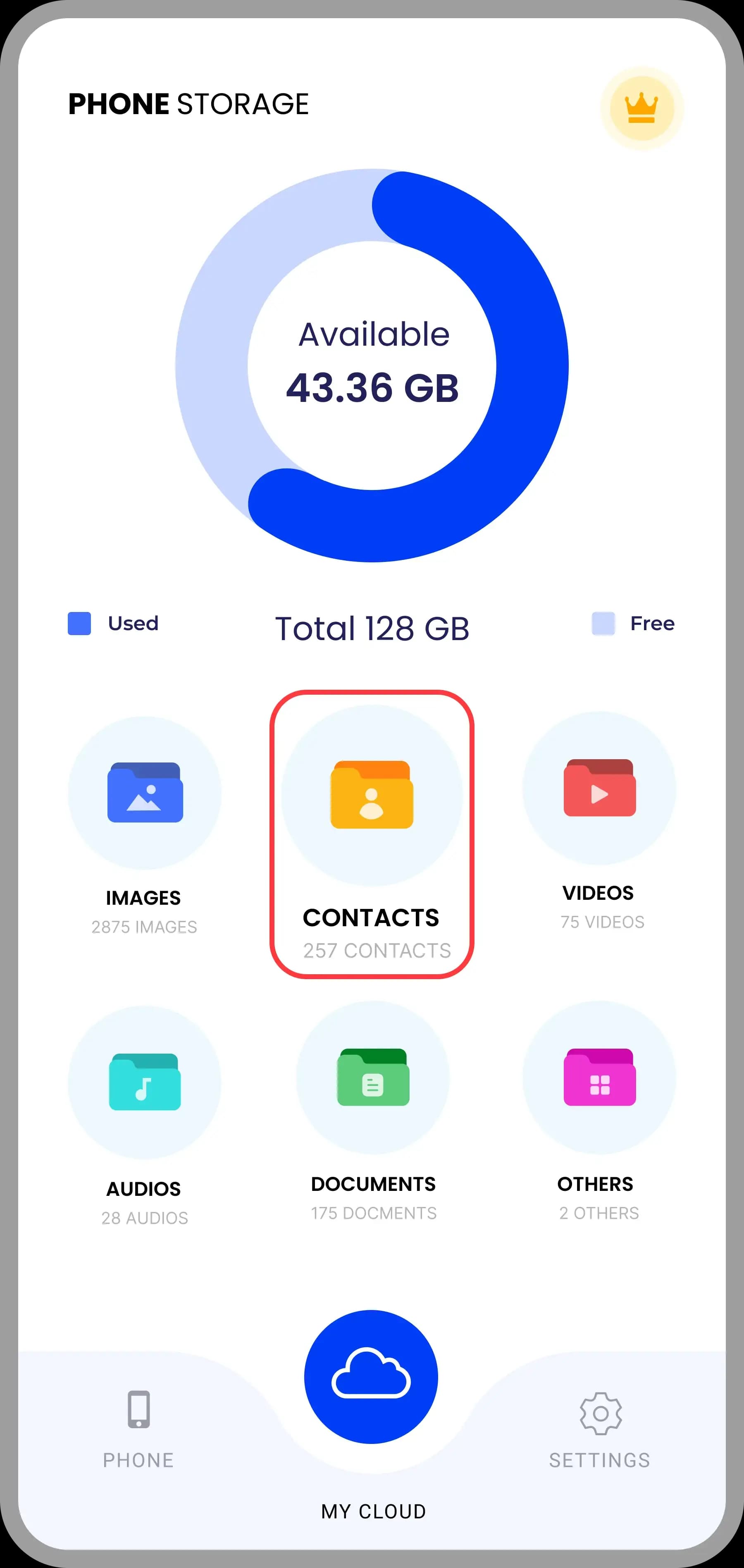 Restore Contacts