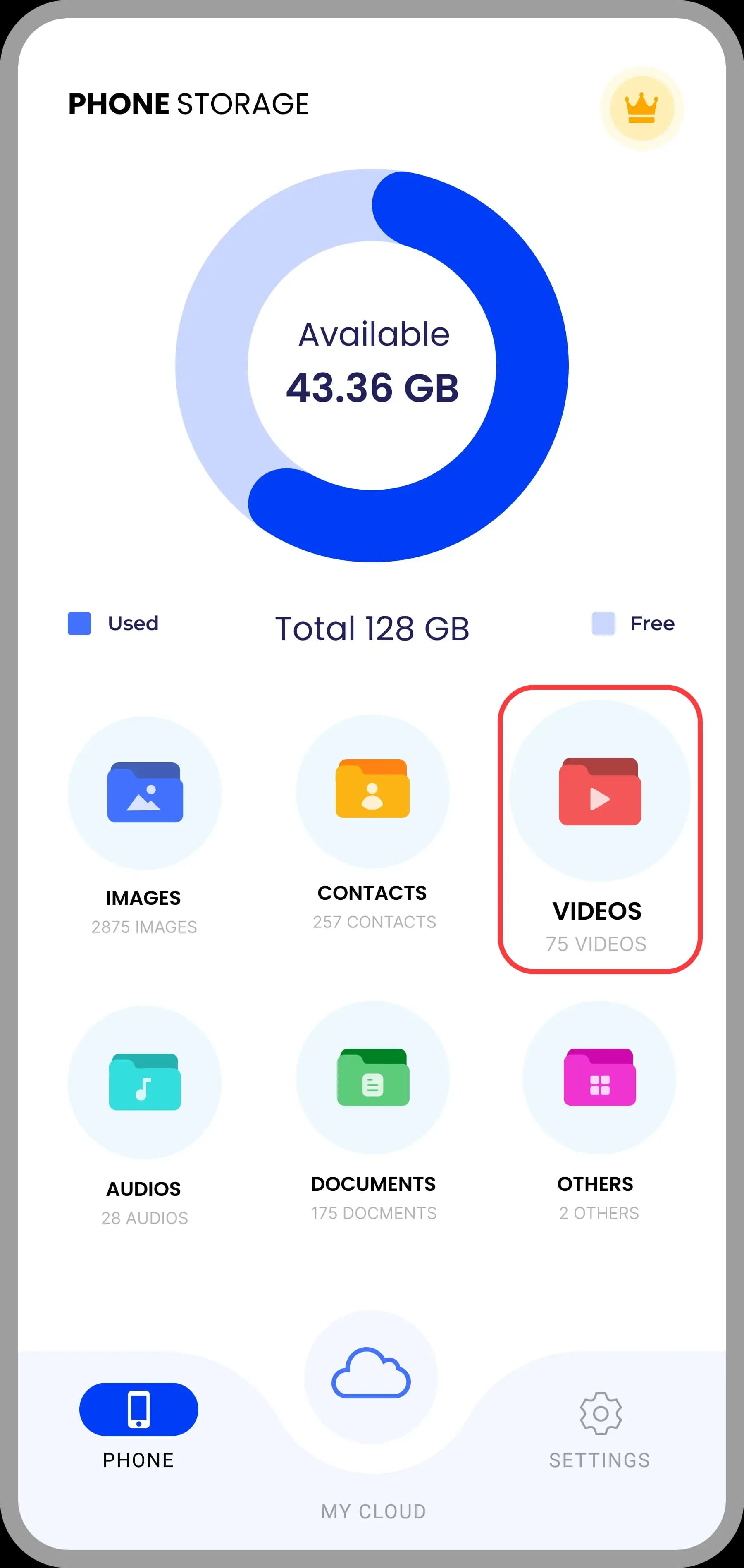 Upload UI Screenshot